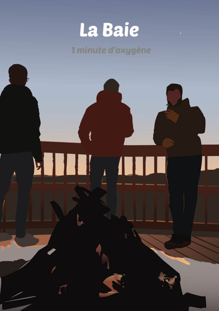 Illustration pour la vidéo une minute d'oxygène "La baie"